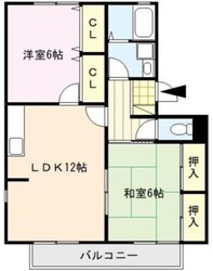 エクセル東櫛原の物件間取画像